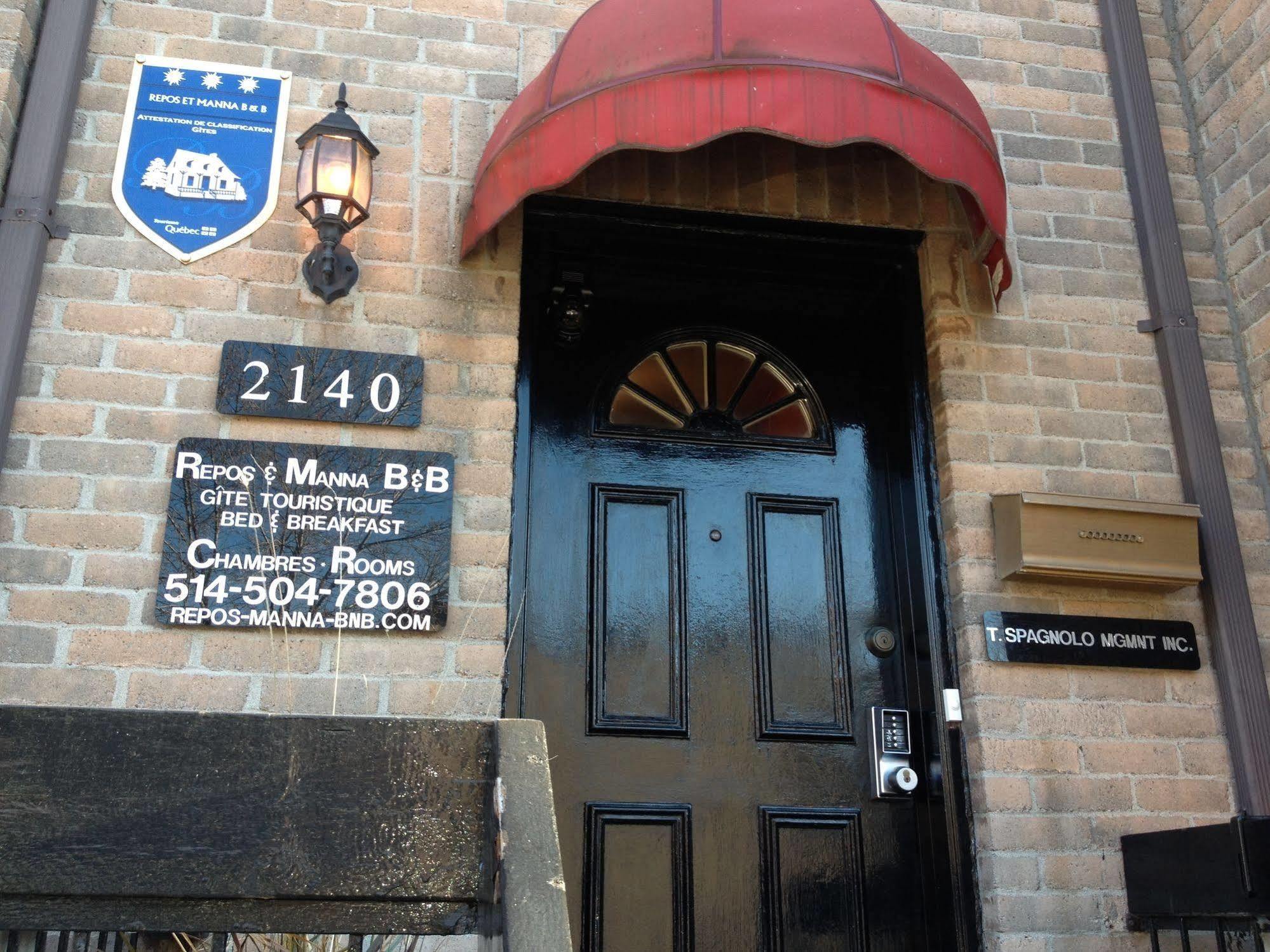 Repos & Manna Downtown Montreal Bed and Breakfast Buitenkant foto